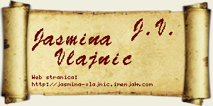 Jasmina Vlajnić vizit kartica
